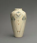 Vase with owls