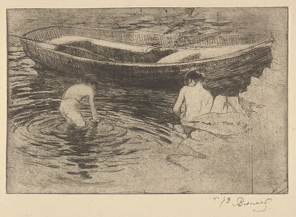 Bathing at Talloires (Bagnade à Taillores) (The Swim) — Paul-Albert Besnard|André Marty