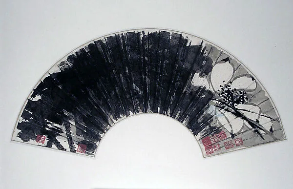 荷花、王安石詩|Lotuses and Poem by Wang Anshi — Xie Zhiliu|Chen Peiqiu