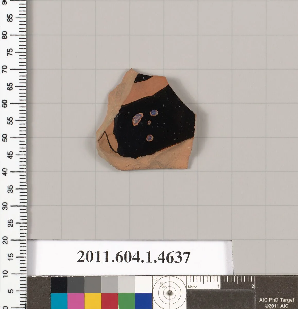 Terracotta fragment of a kylix (drinking cup) — Unknown
