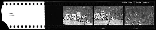 [40 Studies of Street Debris, Manhole Covers, and Trash Bins, New York City]