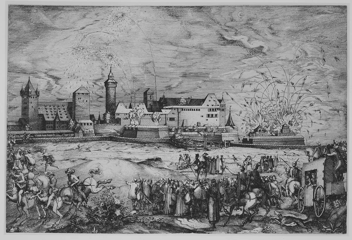 Entry of Maximilian II into Nuremberg, June 7, 1570 — Jost Amman
