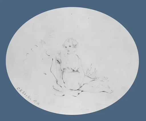 Child in a Landscape (from McGuire Scrapbook)