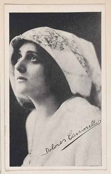 Dolores Cassinelli from Kromo Gravure "Leading Moving Picture Stars" (W623) — Kromo Gravure Photo Company, Detroit, Michigan