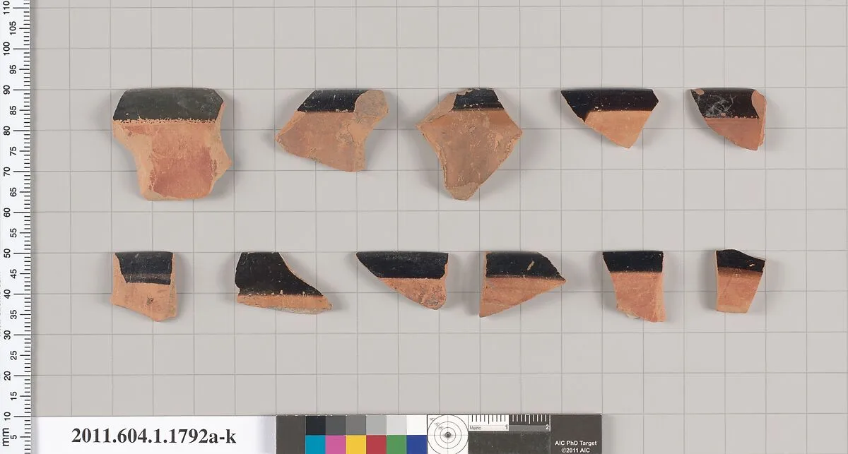 Terracotta rim fragments of kylikes(drinking cups) — Unknown