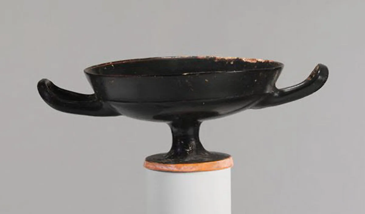 Terracotta kylix (drinking cup) — Unknown