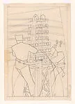 Fixing the Wires (double-sided drawing) — Lill Tschudi