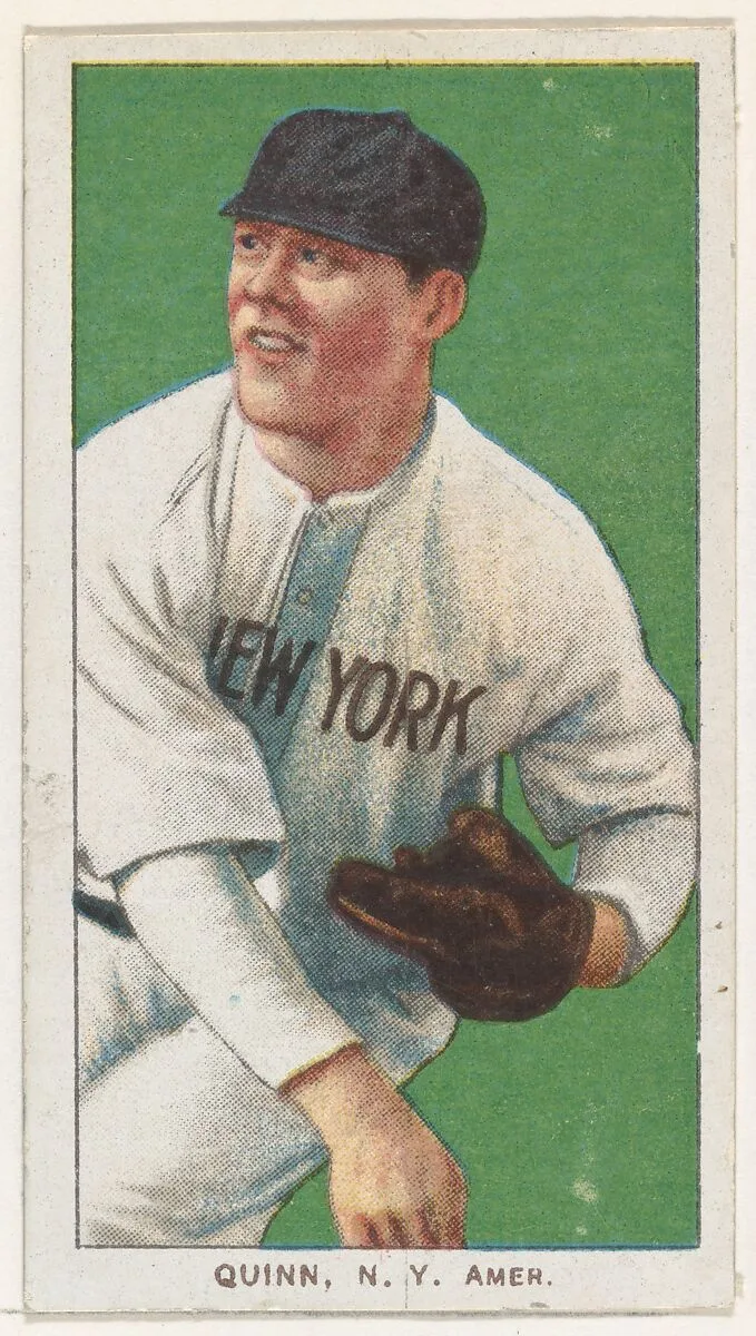 Quinn, New York, American League, from the White Border series (T206) for the American Tobacco Company — American Tobacco Company