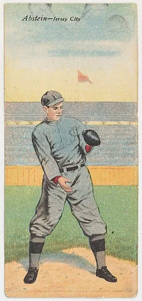 Abstein, Jersey City, from the Mecca Double Folder series (T201) — Mecca Cigarettes