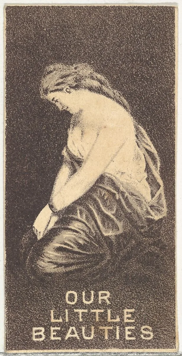 From the Actresses series (N57) promoting Our Little Beauties Cigarettes for Allen & Ginter brand tobacco products — Allen & Ginter|A. Hoen & Co.