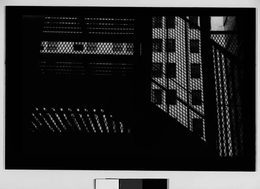 [Elevated Train Steps and Railings on Wall Street, New York City]