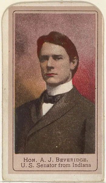 Honorable A. J. Beveridge, United States Senator from Indiana, from the Heroes of the Spanish War series (T175) — Kinney Brothers Tobacco Company|American Tobacco Company