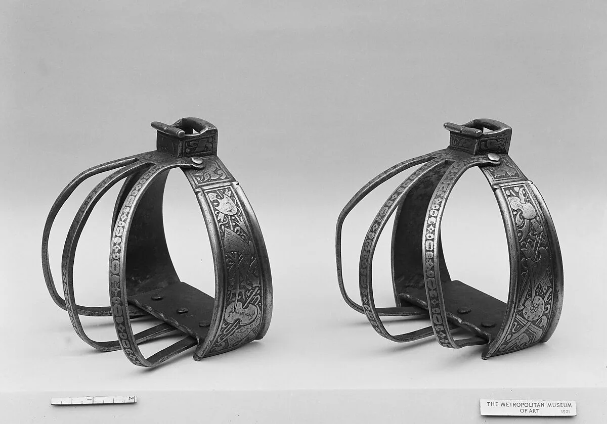 Pair of Stirrups from a Horse Armor Made for a Member of the Collalto Family — Unknown