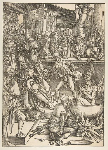 The Martyrdom of Saint John, from "The Apocalypse", Latin Edition