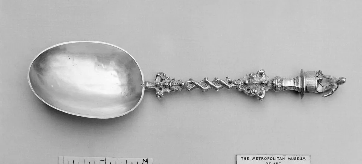 Figure-top spoon — Unknown