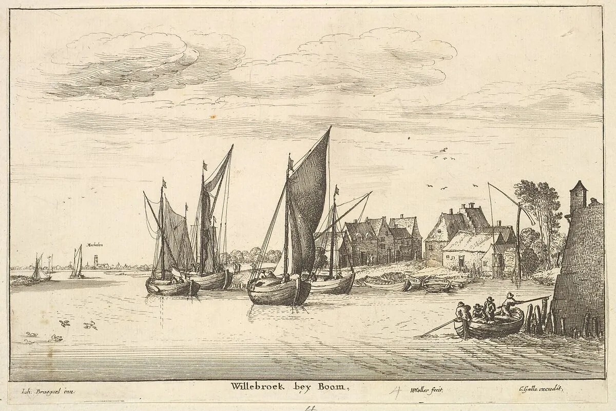 Willebroeck bey Boom — Jan Brueghel the Elder|Wenceslaus Hollar