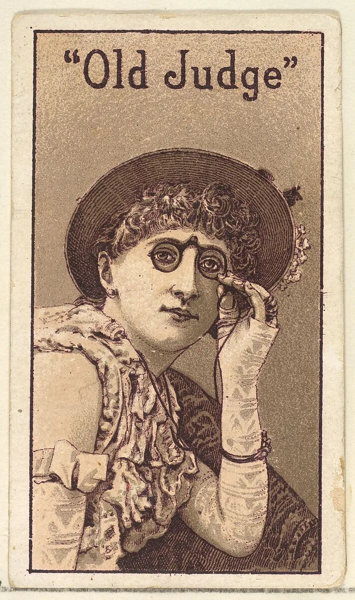 Actress from the Old Judge series (N167) for Old Judge Cigarettes — Goodwin & Company|Giles Lithographic Company