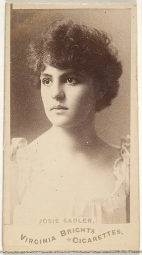 Josie Sadler, from the Actors and Actresses series (N45, Type 1) for Virginia Brights Cigarettes
