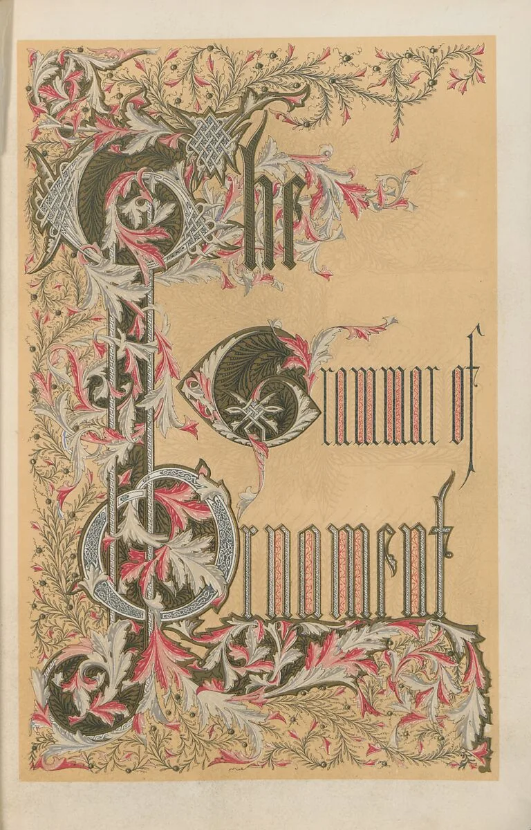 The grammar of ornament — J. B. Waring|Bernard Quaritch Ltd.|Matthew Digby Wyatt|J. O. Westwood|Owen Jones