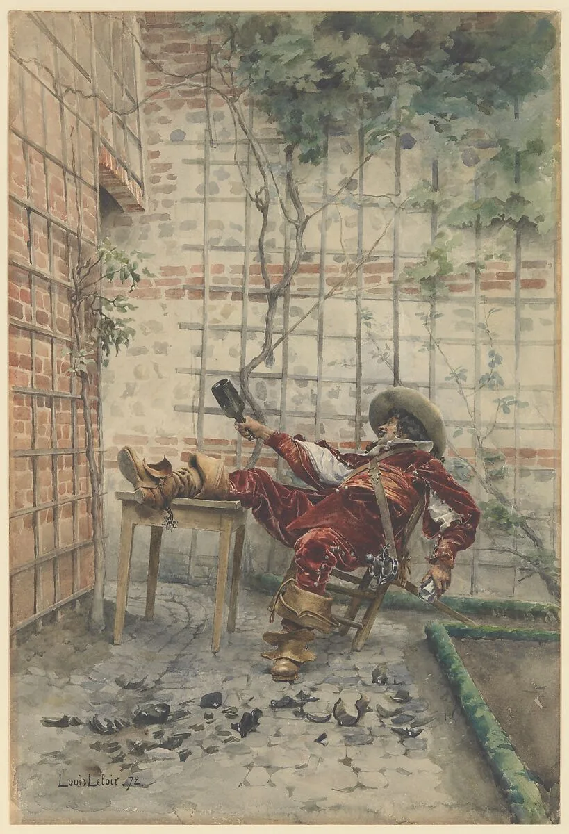 In His Cups — Alexandre-Louis Leloir