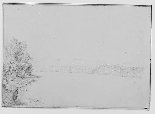 View Across a River (from Sketchbook)