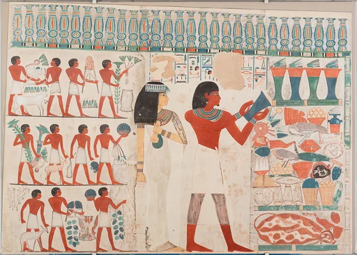 East Wall, North Side of Nakht's Offering Chapel