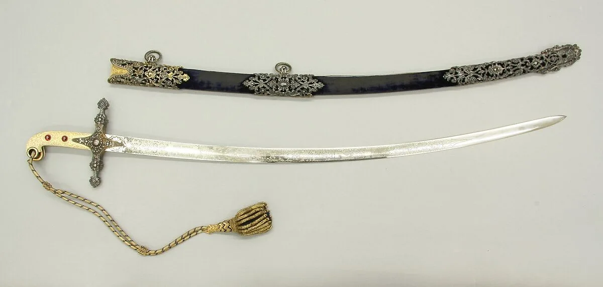 Saber Presented to Captain H. J. Hartstene by Queen Victoria in 1856 — Unknown