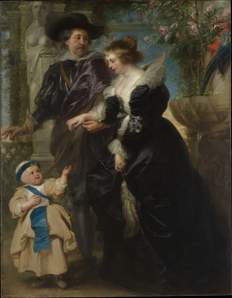 Rubens, Helena Fourment (1614–1673), and Their Son Frans (1633–1678) — Peter Paul Rubens