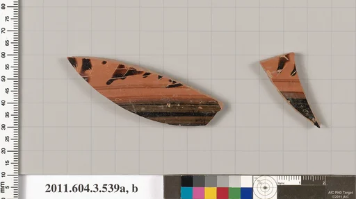 Terracotta fragments of a column-krater (bowl for mixing wine and water)