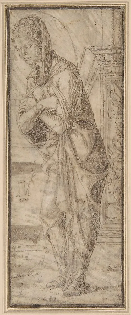 The Virgin Annunciate — Anonymous, Italian, Ferrarese, 15th century