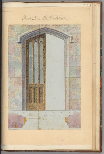 Front Door for Whitby, William P. Chapman House, Rye, New York