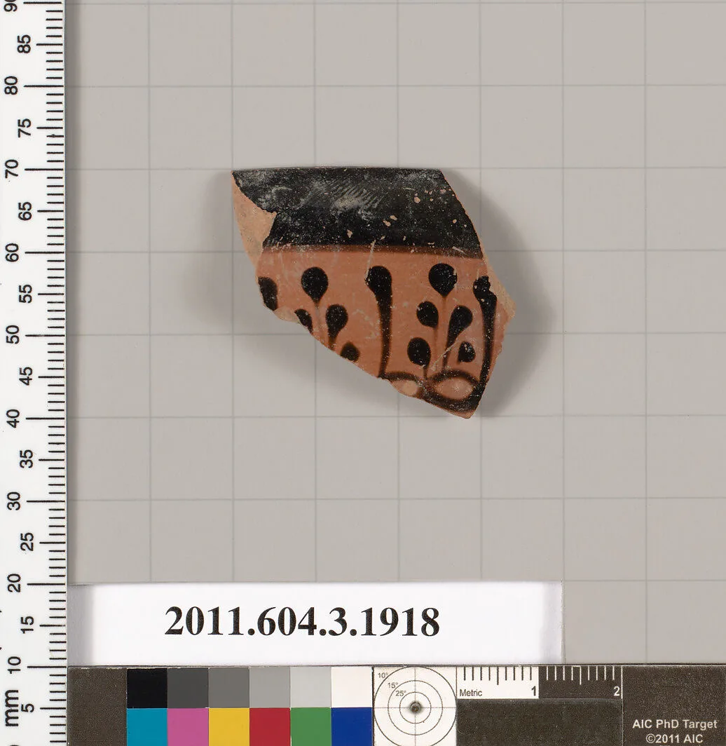 Terracotta fragment of a kylix (drinking cup) or a skyphos (deep drinking cup)? — Unknown
