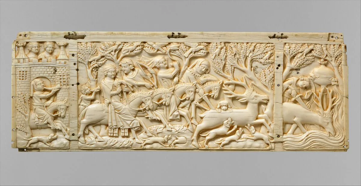 Panel with Hunting Scenes — Unknown