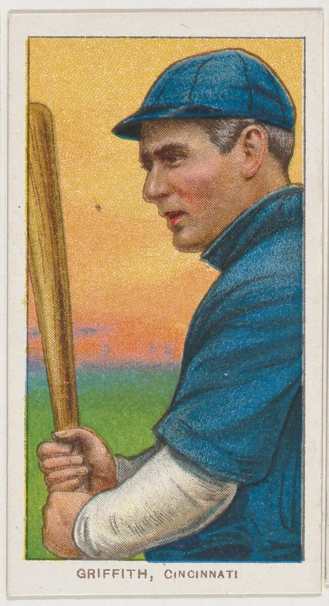 Griffith, Cincinnati, National League, from the White Border series (T206) for the American Tobacco Company — American Tobacco Company