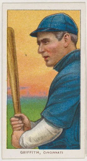 Griffith, Cincinnati, National League, from the White Border series (T206) for the American Tobacco Company