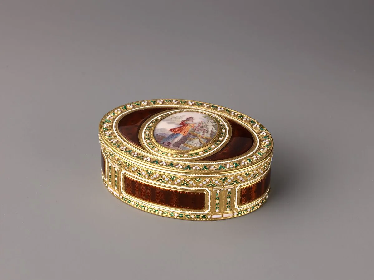 Snuffbox with a Scene of Venus and Cupid — Joseph Etienne Blerzy