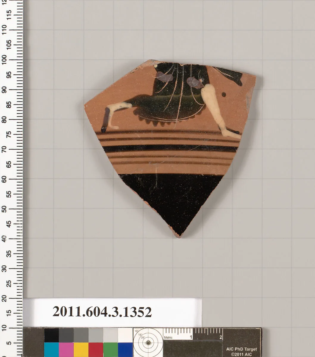 Terracotta fragment of a skyphos (deep drinking cup) — Unknown