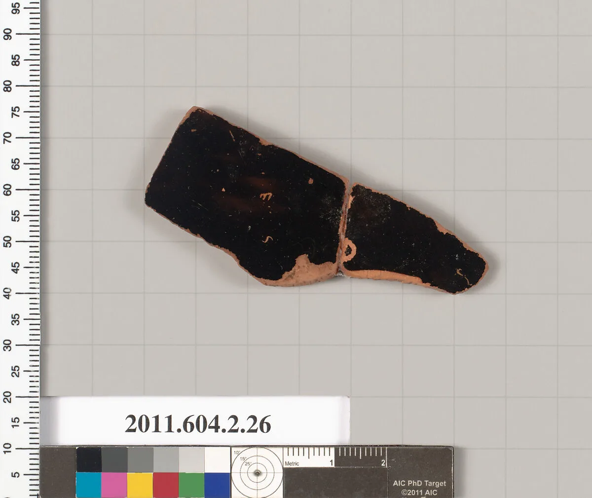 Terracotta fragment of a psykter (vase for cooling wine) — Unknown