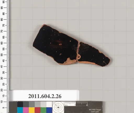 Terracotta fragment of a psykter (vase for cooling wine)