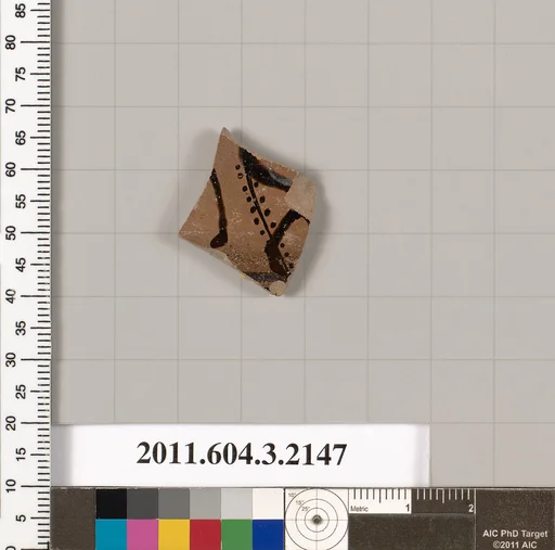 Terracotta fragment of a kylix (drinking cup)