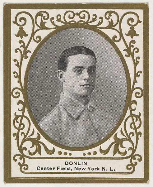 Donlin, Center Field, New York, National League, from the Baseball Players (Ramlys) series (T204) issued by the Mentor Company to promote Ramly and T.T.T. Turkish Cigarettes — Carl Homer Studios, Boston|Mentor Company, Boston
