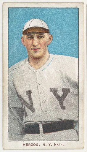 Herzog, New York, National League, from the White Border series (T206) for the American Tobacco Company