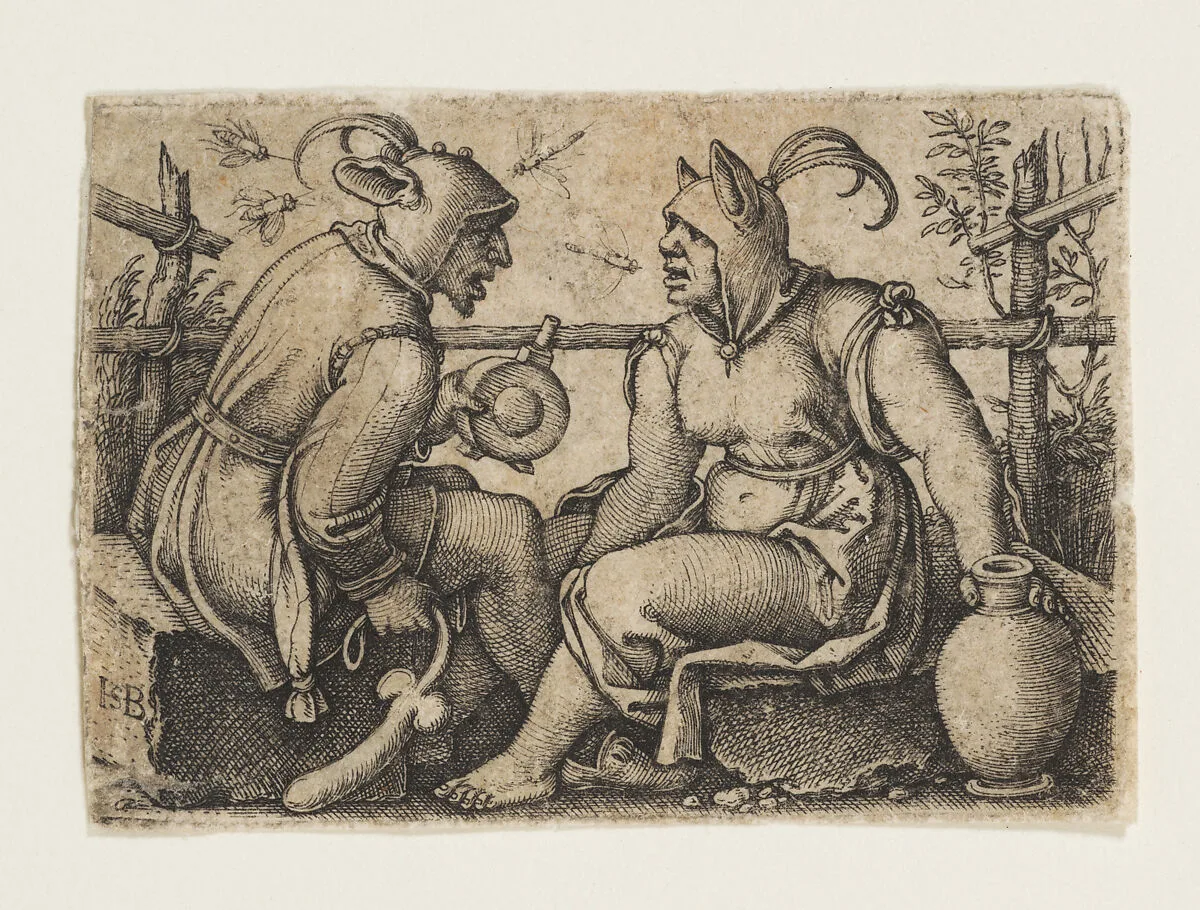 The Fool and the Foolish Woman — Sebald Beham