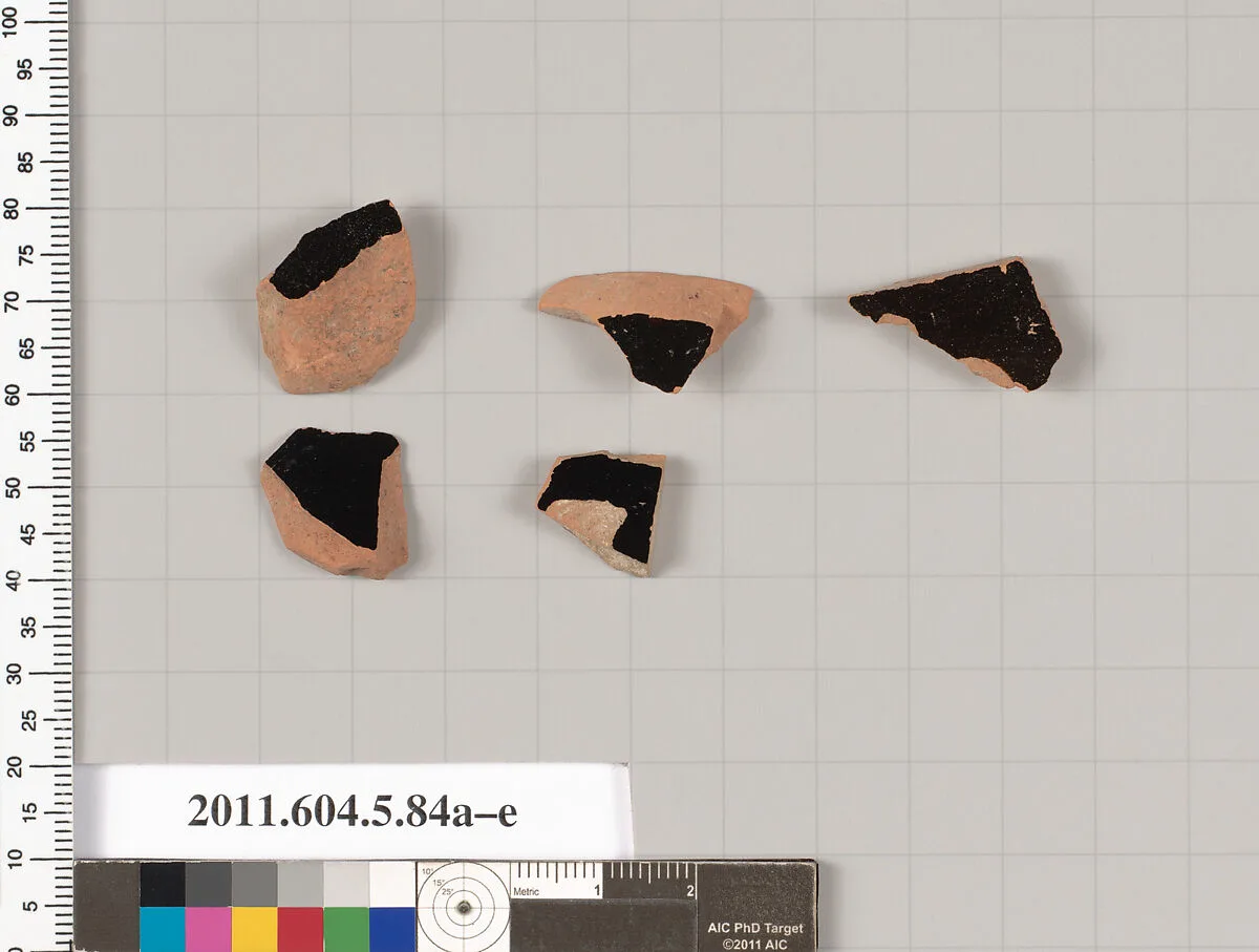 Terracotta fragments of kylikes (drinking cups) — Unknown