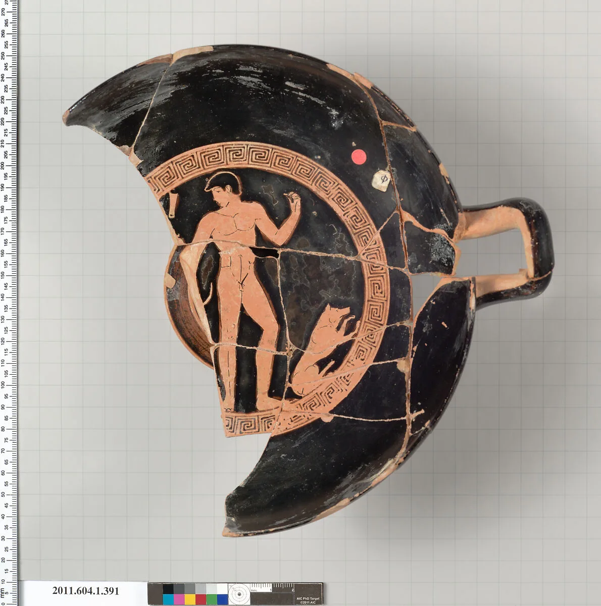 Terracotta kylix (drinking cup) — Unknown