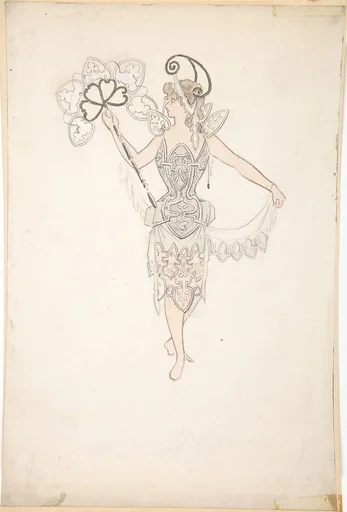Costume Design for Lady with a Fan