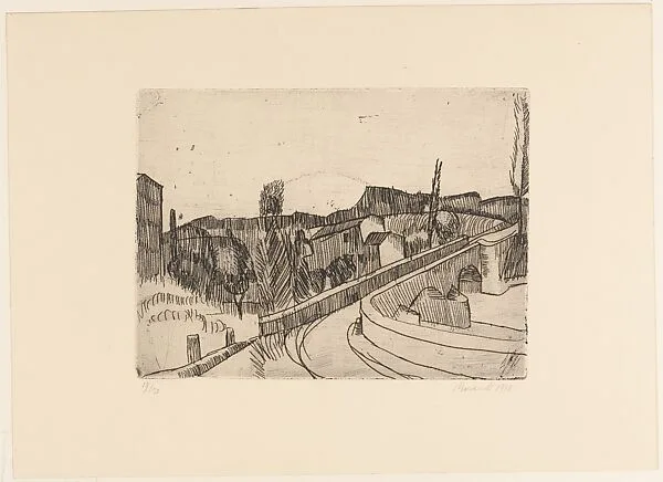 The Bridge over the Savena in Bologna — Giorgio Morandi
