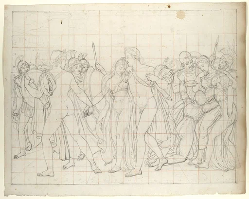 Composition Study for "Castor and Pollux Freeing Helen"
