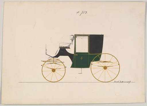 Design for Brougham, no. 753