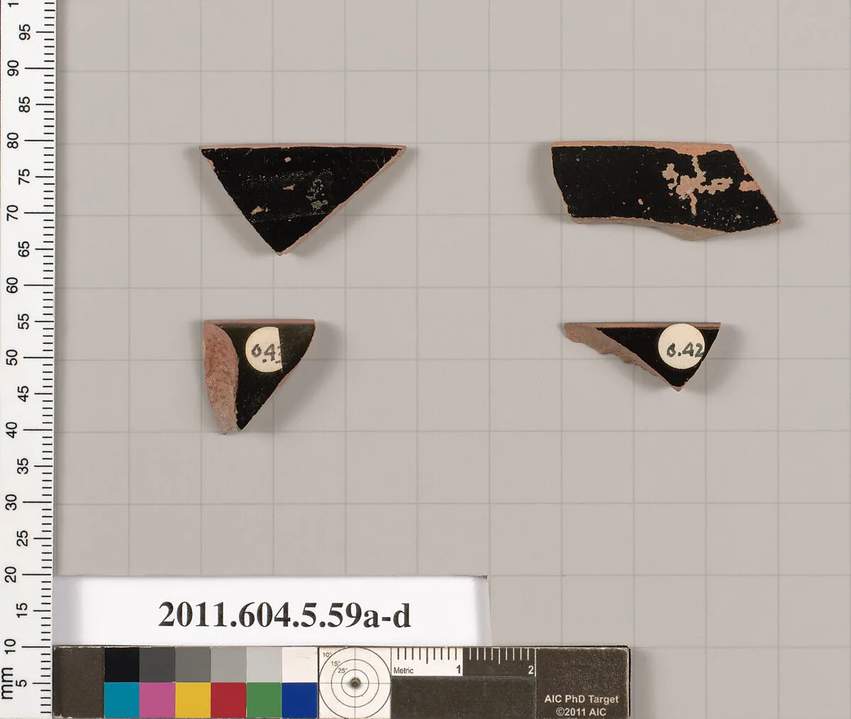 Terracotta rim fragments of kylikes (drinking cups) — Unknown